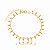 Pulseira Bolinhas Penduradas Folheado a Ouro 18K - Imagem 1