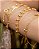 Pulseira Bolinhas Penduradas Folheado a Ouro 18K - Imagem 2