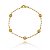 Pulseira Cartier 0,7Mm Com 5 Bolas Folheado a Ouro 18K - Imagem 1