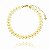 Pulseira Coração Recort Folheado a Ouro 18K - Imagem 1