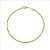 Pulseira Corda Folheado a Ouro 18K - Imagem 1