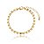 Pulseira Corrente Dupla Moedas E Correntinha Folheado a Ouro 18K - Imagem 1