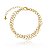Pulseira Elo Coração 3 Voltas Folheado a Ouro 18K - Imagem 1