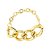 Pulseira Elo G Folheado a Ouro 18K - Imagem 1