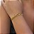 Pulseira Elo Torcido Folheado a Ouro 18K - Imagem 1