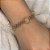 Pulseira Elos Círculos Folheado a Ouro 18K - Imagem 1