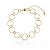 Pulseira Elos Ovais Grandes Folheado a Ouro 18K - Imagem 1