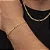 Pulseira Groumet 3X1 Folheado a Ouro 18K - Imagem 2
