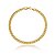 Pulseira Groumet Laminada Dupla 0.4Mm Folheado a Ouro 18K - Imagem 1
