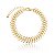 Pulseira Lacraia Folheado a Ouro 18K - Imagem 1
