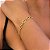 Pulseira Navetes Lisos Folheado a Ouro 18K - Imagem 1
