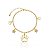 Pulseira Patinhas Folheado a Ouro 18K - Imagem 1