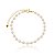 Pulseira Pérolas 0.3Mm Folheado a Ouro 18K - Imagem 2