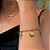 Pulseira Pingentes 2 Cruz Fe Folheado a Ouro 18K - Imagem 1