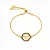 Pulseira Reg Es Rainbow Folheado a Ouro 18K - Imagem 1
