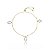 Pulseira Reg Hamsas Folheado a Ouro 18K - Imagem 1