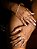 Pulseira Riviera Redonda 2Mm Folheado a Ouro 18K - Imagem 3