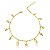 Tornozeleira Pingentes Fundo Do Mar Folheado a Ouro 18K - Imagem 1