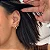 Trio De Argolas Cravejados Cristal Folheado a Ouro 18K - Imagem 3