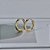 Brinco Argola Lisa Slim Borda Arredondadas Folheada a Ouro 18k - Imagem 1