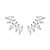 Brinco Earcuff Navetes Cristais Folheado a Prata 925 - Imagem 1