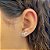 Brinco Earcuff Navetes Cristais Folheado a Prata 925 - Imagem 2