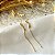 Brinco Navete Pendente Folheado a Ouro 18k - Imagem 3