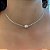 Colar Choker Cartier Esfera Folheado a Prata 925 - Imagem 1