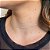 Colar Choker Chapinhas Coração Folheado a prata 925 - Imagem 1