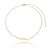 Colar Choker Correntinha Love Liso - Imagem 1