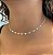 Colar Choker Estrelas Folheado a Prata 925 - Imagem 1