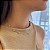 Colar Choker Tiffany Folheado a Ouro 18k - Imagem 1