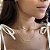 Colar Duplo Palitos Folheado a Ouro 18k - Imagem 1