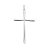 Pingente Cruz Abaulada 4cm - Imagem 1
