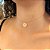Colar Nylon Coração Folheado a Ouro 18k - Imagem 2