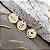 Kit Eternize - 3 Colares de Nylon - Inicial, Nome e Data Folheados a Ouro 18k - Imagem 1