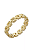 Anel Corrente Fechada Folheado a Ouro 18k - Imagem 2