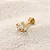 Piercing Meia Coroa 3 Navetes Folheado a Ouro 18k - Imagem 3