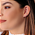 Brinco Earcuff Palito Fio Tubo Folheado a Prata 925 - Imagem 1