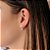 Brinco EarJacket 2 Zircônias 0,7mm Folheado a Prata 925 - Imagem 2