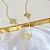 Colar 3 Trevos Vintage Alhambra Folheado a Ouro 18k - Imagem 1