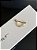 Piercing Mamilo 2 em 1 Arco Cravejado Folheado a Ouro 18k - Imagem 1