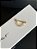 Piercing Mamilo 2 em 1 Arco Cravejado Folheado a Ouro 18k - Imagem 1