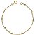 Pulseira Veneziano Bolinhas Folheado a Ouro 18k - Imagem 2