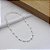 Pulseira Veneziano Bolinhas Folheado a Prata 925 - Imagem 1
