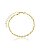 Pulseira Heringbone Torcida Folheado a Ouro 18k - Imagem 2