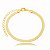 Pulseira Fita Heringbone Folheada a Ouro 18k - Imagem 1