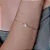 Pulseira Correntinha Pingente Flor Zircônias Folheado a Prata 925 - Imagem 1