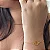 Pulseira Personalizada Moeda 2 Furos Menor Gravação 2 Lados - Imagem 1