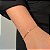 Pulseira 10cm (Infantil) Cartier 0,70mm Folheado a Ouro 18k - Imagem 1